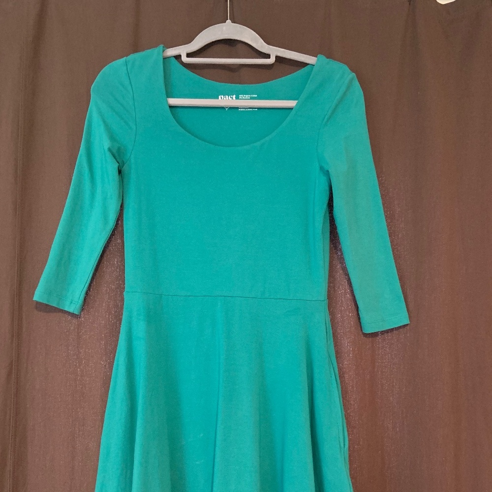 Pact Fit and Flare Dress (small)
